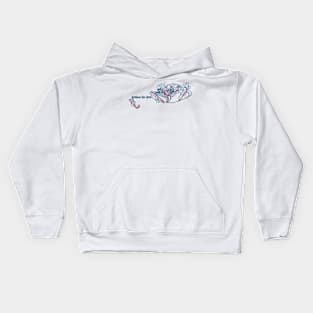 Loveland Ski Area Trail Map Kids Hoodie